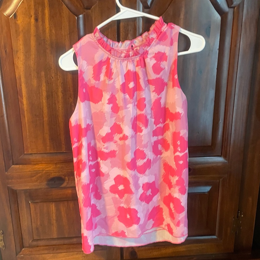 Discount Divas Pink Sleeveless Women's Top